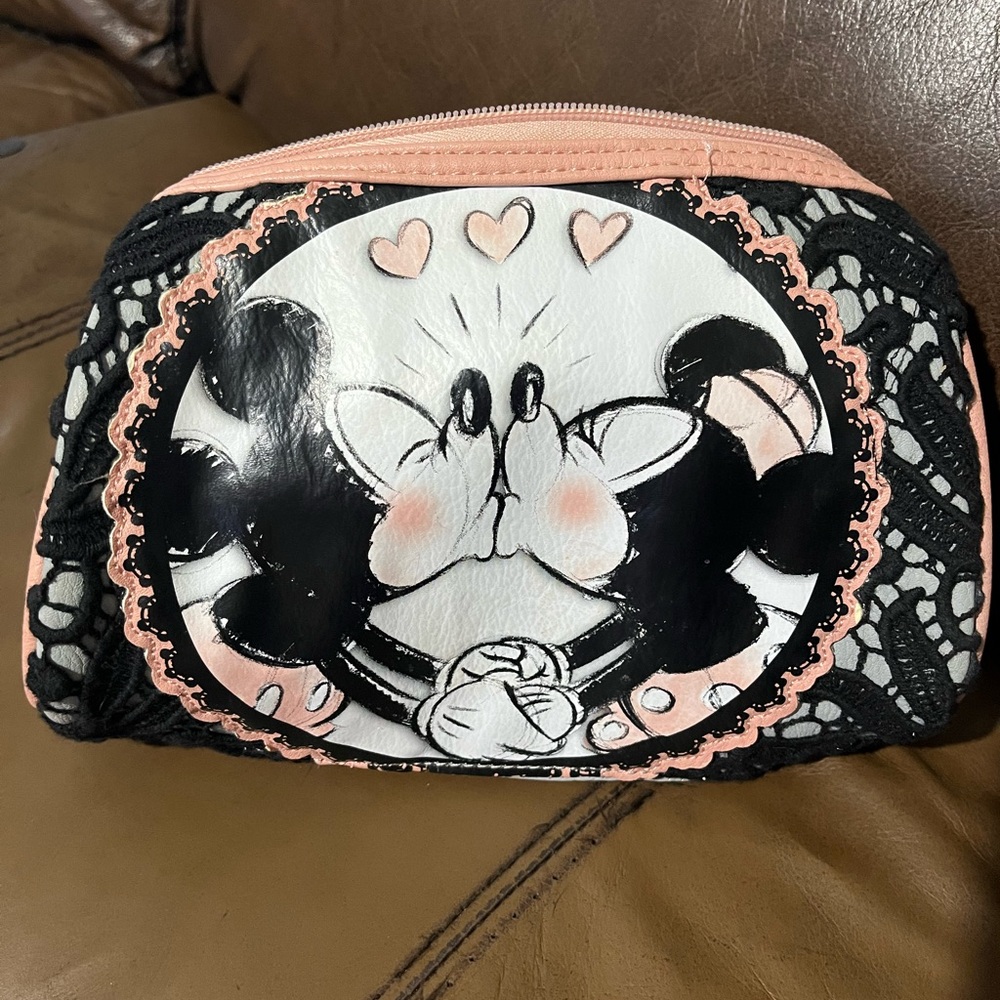 Charming Pink and Black Women's Bag